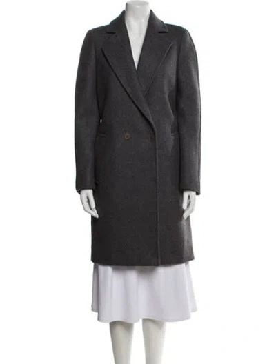 Pre-owned Stella Mccartney Wool Peacoat In Gray