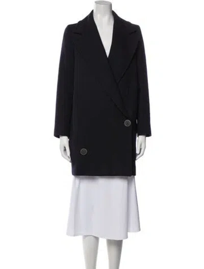 Pre-owned Stella Mccartney Wool Peacoat In Gray