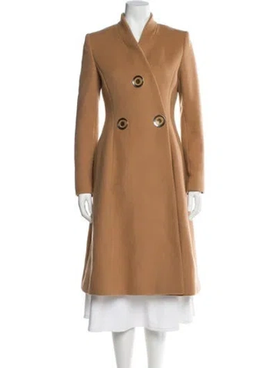 Pre-owned Stella Mccartney Wool Peacoat In Neutral