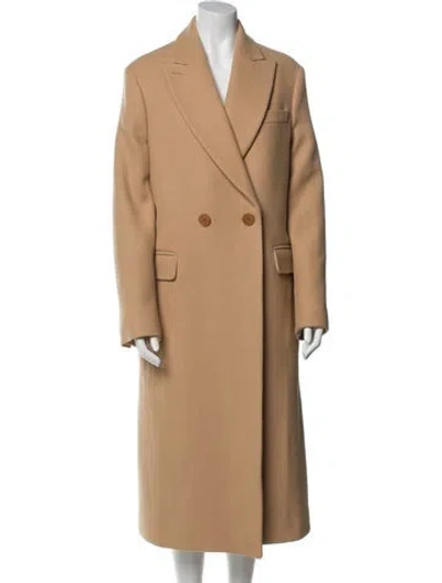 Pre-owned Stella Mccartney Wool Peacoat W/ Tags In Neutral