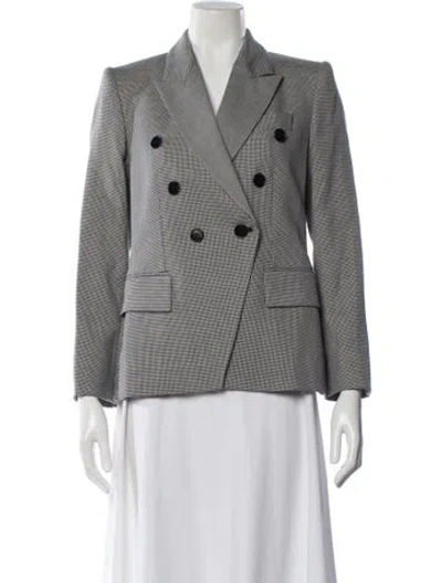 Pre-owned Stella Mccartney Wool Printed Blazer In Black