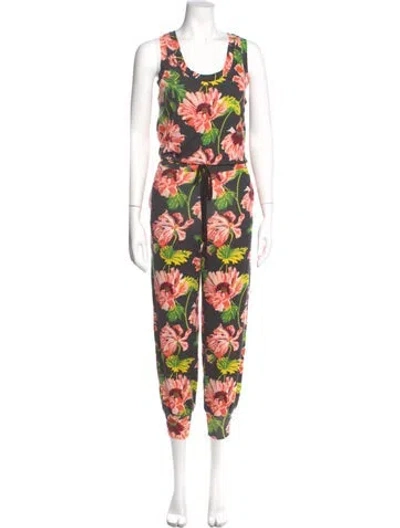 Pre-owned Stella Mccartney Wool Printed Jumpsuit W/ Tags In Pink