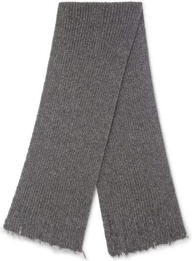 Stella Mccartney Wool Scarf In Gray