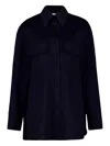 Stella Mccartney Silk Shirt In Blue