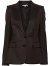 Stella Mccartney Wool Single-breasted Blazer In Grey