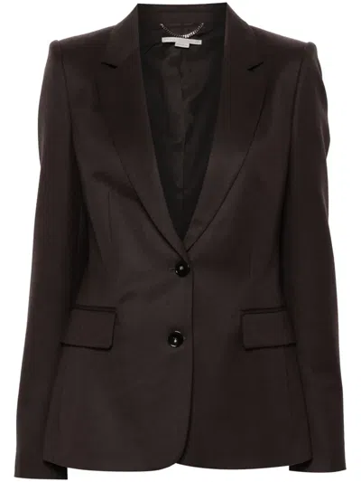 Stella Mccartney Wool Single-breasted Blazer In Grey