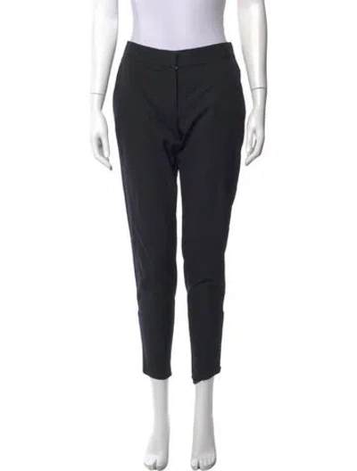 Pre-owned Stella Mccartney Wool Skinny Leg Pants In Black