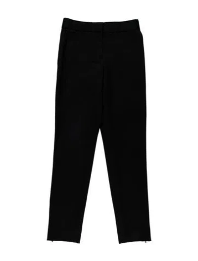 Pre-owned Stella Mccartney Wool Skinny Leg Pants In Black