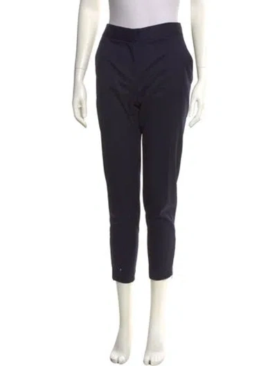 Pre-owned Stella Mccartney Wool Skinny Leg Pants In Black