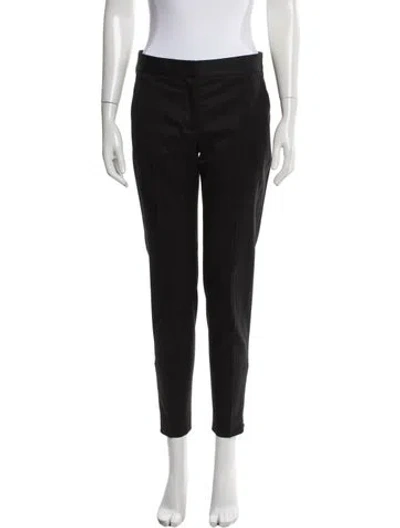 Pre-owned Stella Mccartney Wool Skinny Leg Pants In Black