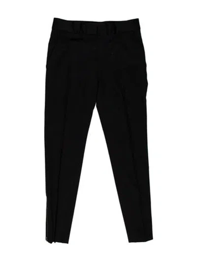 Pre-owned Stella Mccartney Wool Skinny Leg Pants In Black