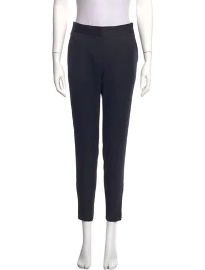 Pre-owned Stella Mccartney Wool Skinny Leg Pants In Blue