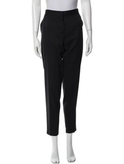 Pre-owned Stella Mccartney Wool Skinny Leg Pants In Blue