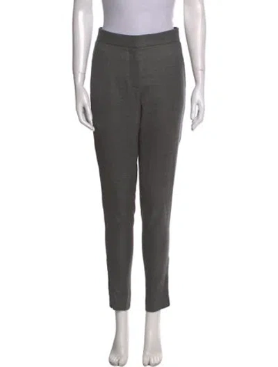Pre-owned Stella Mccartney Wool Skinny Leg Pants In Gray