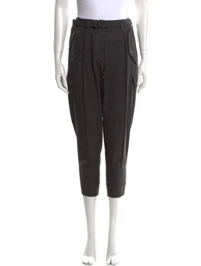 Pre-owned Stella Mccartney Wool Skinny Leg Pants In Gray