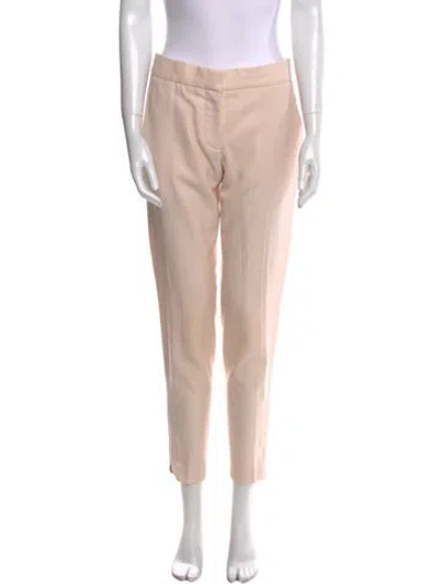 Pre-owned Stella Mccartney Wool Skinny Leg Pants In Pink