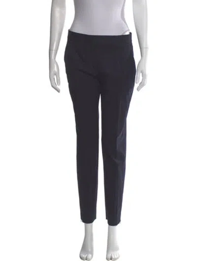 Pre-owned Stella Mccartney Wool Skinny Leg Pants W/ Tags In Blue