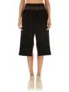 Stella Mccartney Midi Skirt In Black