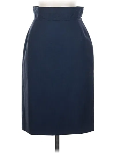 Pre-owned Stella Mccartney Wool Skirt In Blue