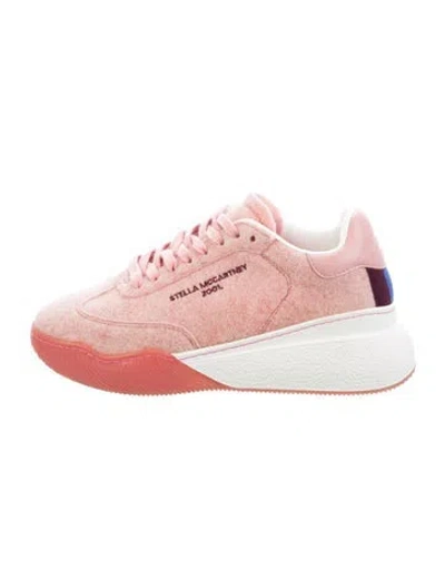 Pre-owned Stella Mccartney Wool Sneakers In Pink