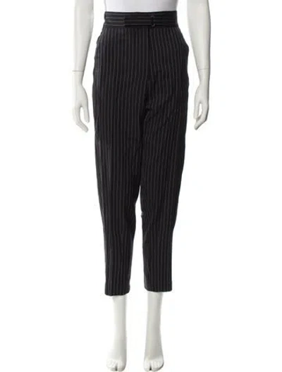 Pre-owned Stella Mccartney Wool Straight Leg Pants In Blue