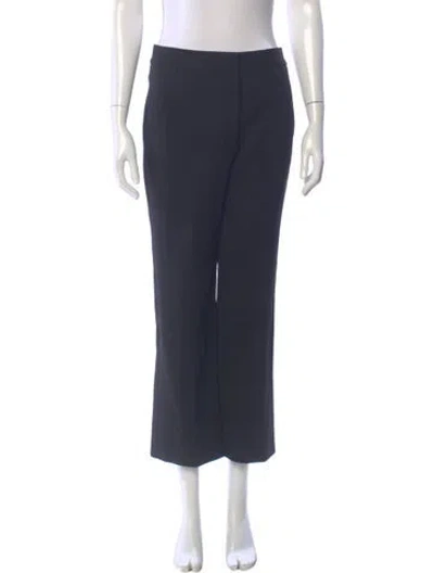 Pre-owned Stella Mccartney Wool Straight Leg Pants In Blue