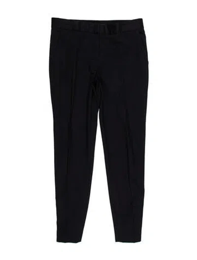 Pre-owned Stella Mccartney Wool Straight Leg Pants In Blue