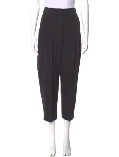 Pre-owned Stella Mccartney Wool Straight Leg Pants In Gray