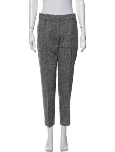 Pre-owned Stella Mccartney Wool Straight Leg Pants In Grey