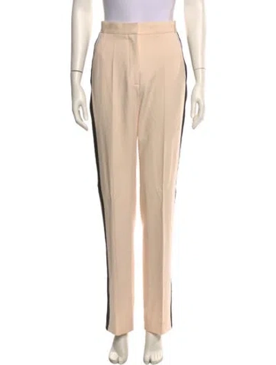 Pre-owned Stella Mccartney Wool Straight Leg Pants In Neutral