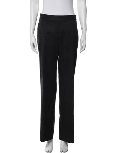 Pre-owned Stella Mccartney Wool Straight Leg Pants W/ Tags In Blue