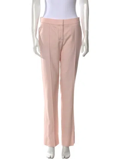 Pre-owned Stella Mccartney Wool Straight Leg Pants W/ Tags In Pink