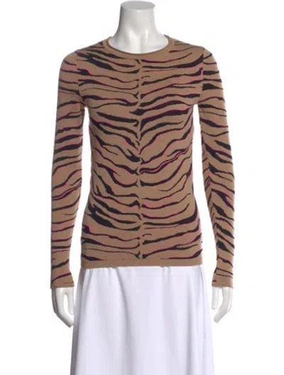 Pre-owned Stella Mccartney Wool Striped Sweater In Neutral