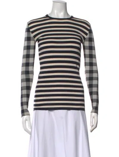 Pre-owned Stella Mccartney Wool Striped Top In Blue