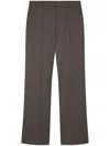 Stella Mccartney Low-rise Bootcut Pants In Grau