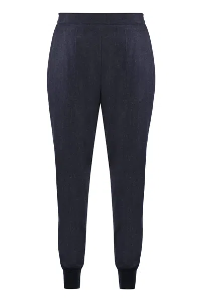 STELLA MCCARTNEY WOOL TRACK PANTS