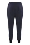 Stella Mccartney Women's Wool Track Pants In Blue