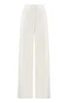 Stella Mccartney Wool Trousers In Beige