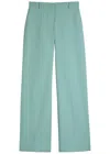 Stella Mccartney Wool Trousers In Green