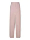 Stella Mccartney Wool Trousers In Pink