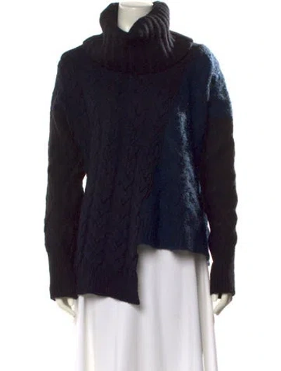 Pre-owned Stella Mccartney Wool Turtleneck Sweater In Black