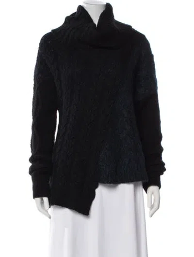 Pre-owned Stella Mccartney Wool Turtleneck Sweater In Blue