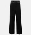 Stella Mccartney Wool Tuxedo Pants In Black