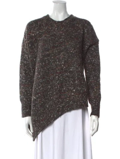 Pre-owned Stella Mccartney Wool Tweed Pattern Sweater In Grey