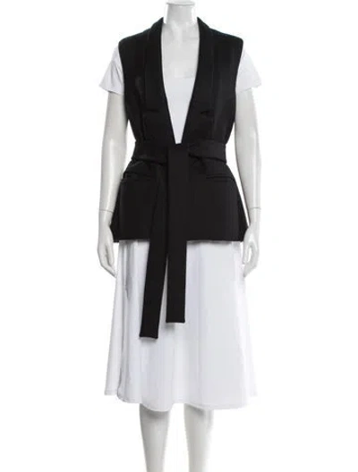 Pre-owned Stella Mccartney Wool Vest In Black