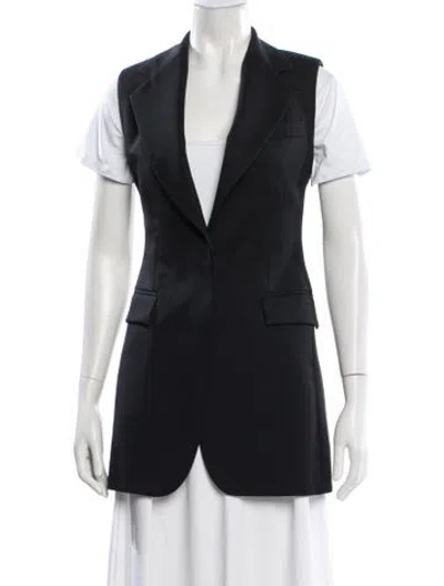 Pre-owned Stella Mccartney Wool Vest In Blue