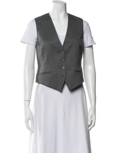Pre-owned Stella Mccartney Wool Vest In Gray