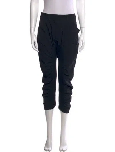 Pre-owned Stella Mccartney Wool Wide Leg Pants In Black
