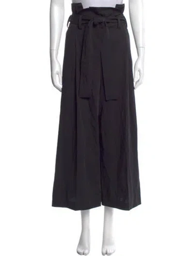 Pre-owned Stella Mccartney Wool Wide Leg Pants In Blue