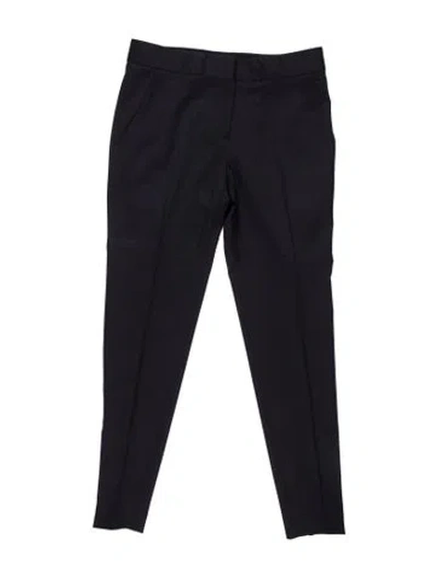 Pre-owned Stella Mccartney Wool Wide Leg Pants In Blue